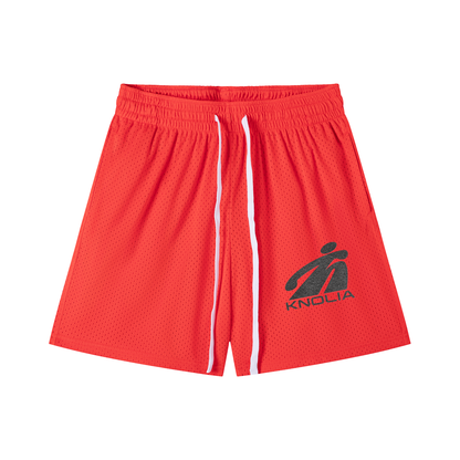 Mesh Drawstring Shorts