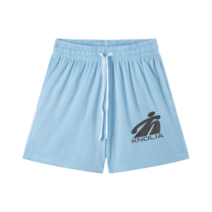 Mesh Drawstring Shorts