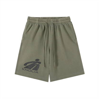 Vintage Wash Cotton Shorts