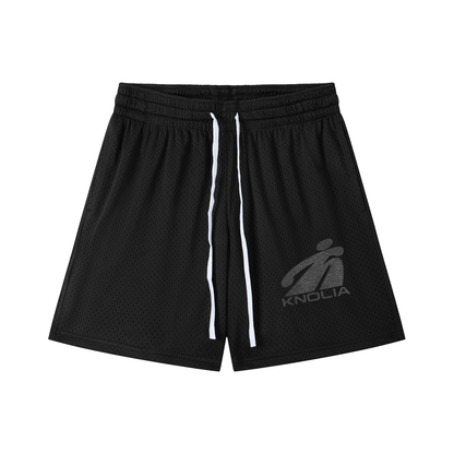 Mesh Drawstring Shorts
