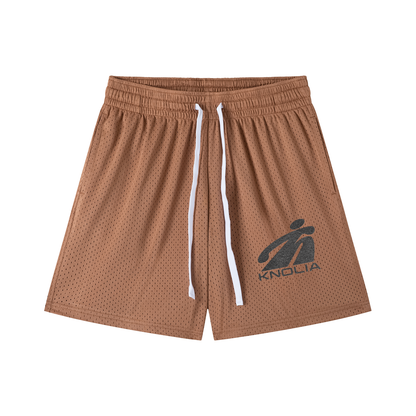 Mesh Drawstring Shorts
