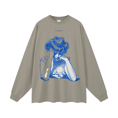 Oversized Unisex Long Sleeve T-Shirt
