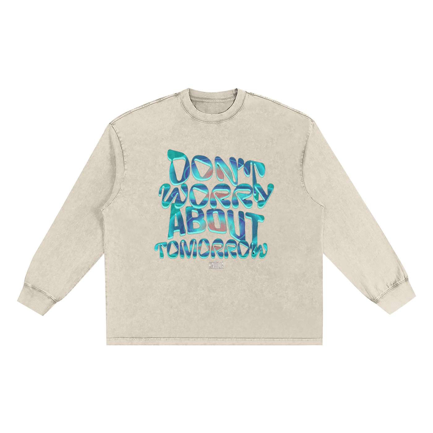 Snow Washed Frayed Edge T-Shirt