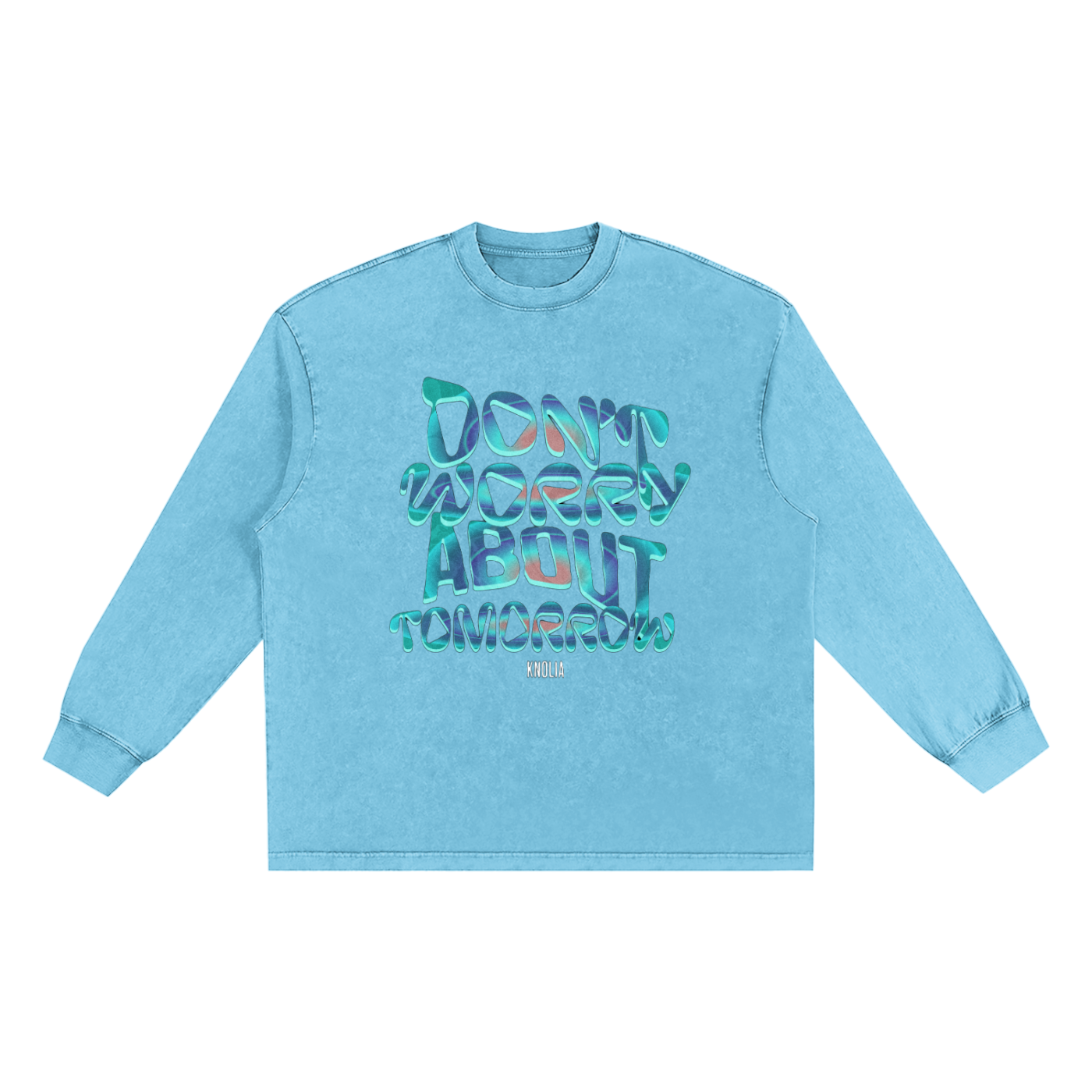 Snow Washed Frayed Edge T-Shirt