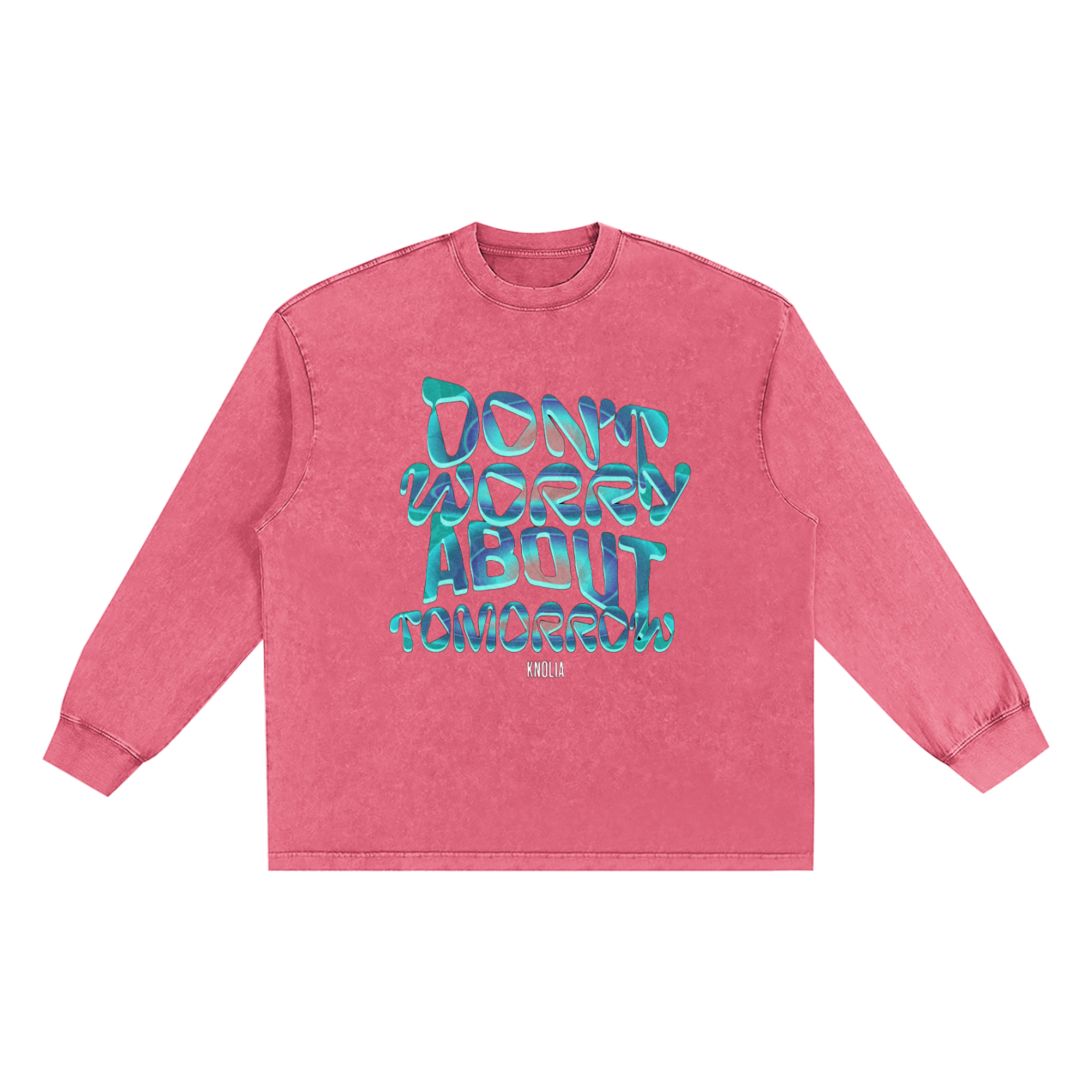 Snow Washed Frayed Edge T-Shirt
